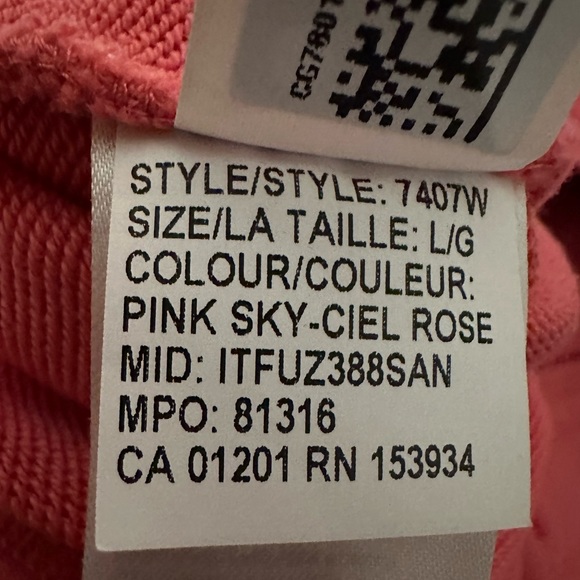 Canada Goose Muskoka Shorts Women L Large Pink Sky Cotton Designer 5’ Inseam. - Picture 7 of 13